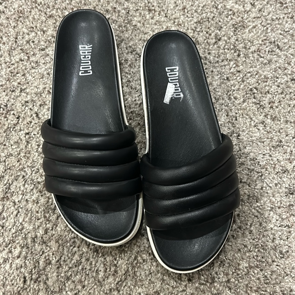 Cougar Prato Leather Slide Sandal 10